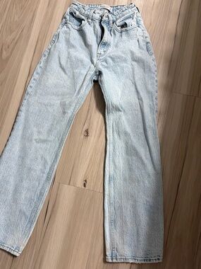 Abercrombie & Fitch Light Blue Straight-Leg Jeans